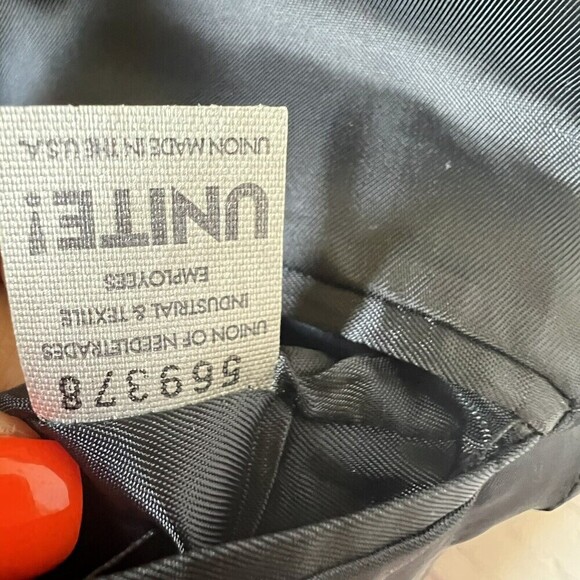 Hart Schaffner Marx Wool Sport Coat Blue Suit Blazer Jacket Size 42S - Picture 9 of 11